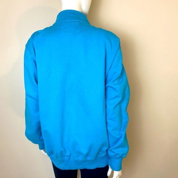 Boston Sweatshirt Full Zip Closure Pink Appliquéd Letters Bay State Apparel Sz M - Picture 5 of 7